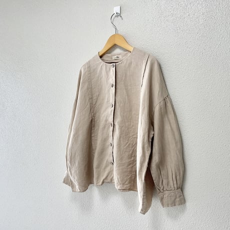 nest Robe リネンベルテッドブラウス
