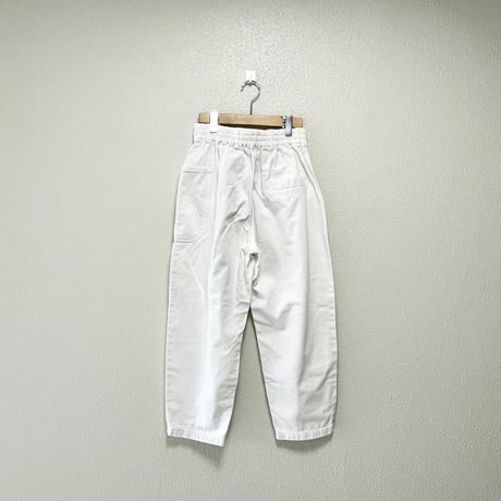 atelier naruse  コットンデニムWゴムバルーンパンツ