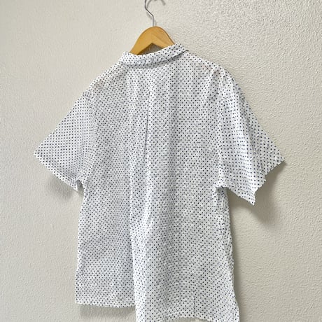 2024SS / grin リップルドット ステンカラーシャツ