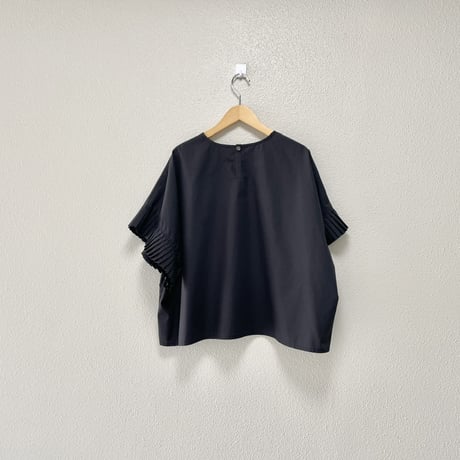 mizuiro ind pleats slv P/O プリーツスリーブプルオーバー