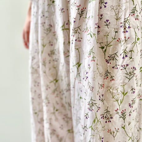 Nest Robe  UpcycleLino Flowers パンツ