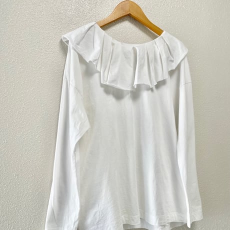 mao made 度詰めオーガニックコットンピエロカラーTee