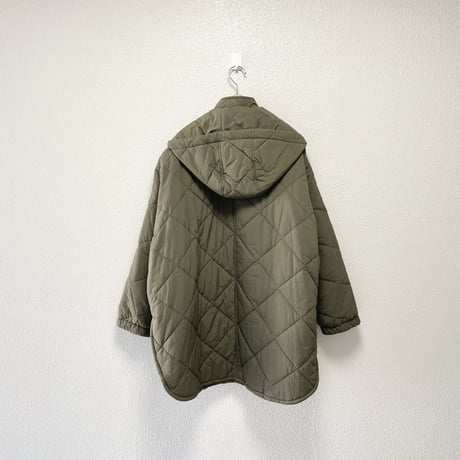 2024AW / SLOBE IENA 撥水パッディドフーディーポンチョ