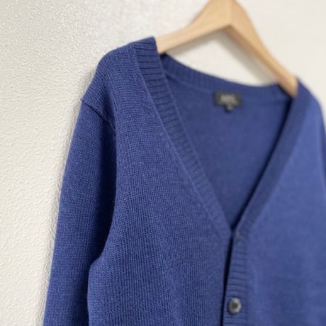 A.P.C  Vネックハイゲージニット