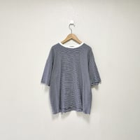 LENO HALF SLEEVE BORDER T-SHIRT