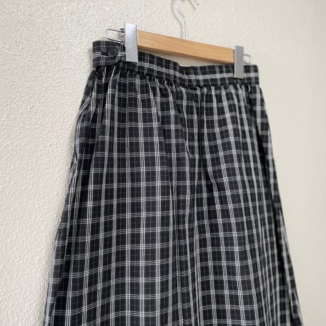 2024SS /  MidiUmi チェックAラインスカート