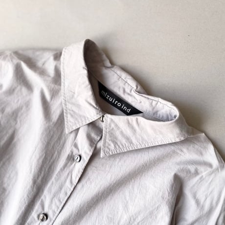 mizuiro ind  サイドスリットポケットシャツ
