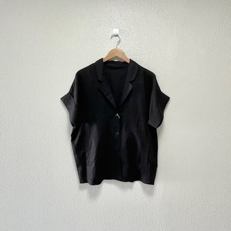 タグ付き未使用品 / 2025SS / LUCA/LADY LUCK LUCA リネンドルマンジャケット（ブラック）