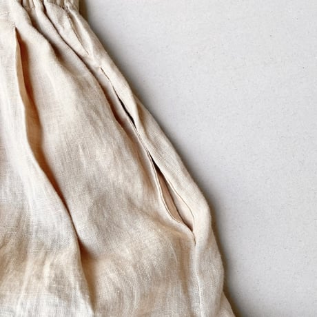 fog linen work  hal ギャザーワンピース