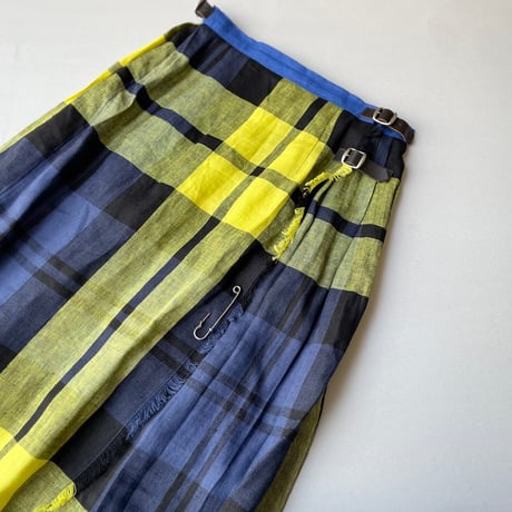 macalastair × O’NEIL of DUBLIN ロングキルトスカート 2023