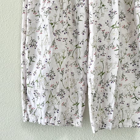Nest Robe  UpcycleLino Flowers パンツ