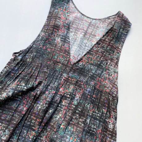 2025AW / l'atelier du savon check × hana 2wayノースリワンピース