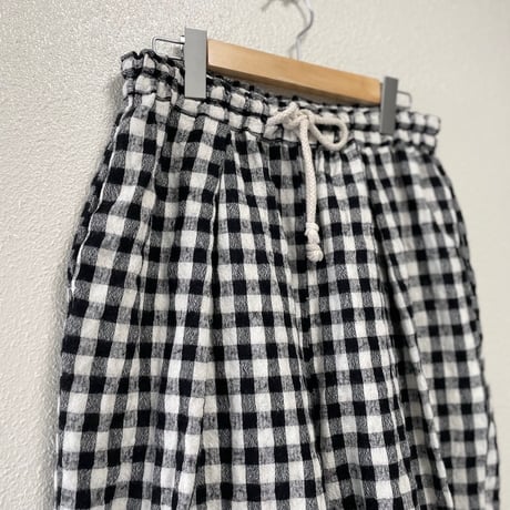 2023AW / nest Robe ウールコットンリネンギンガムパンツ