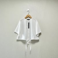 2025SS / タグ付き未使用品 mizuiro ind ドローストリングシャツ