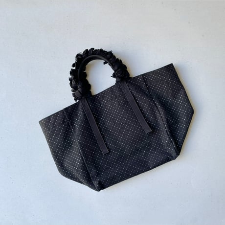 LUDLOW ドット グレープハンドル バッグ