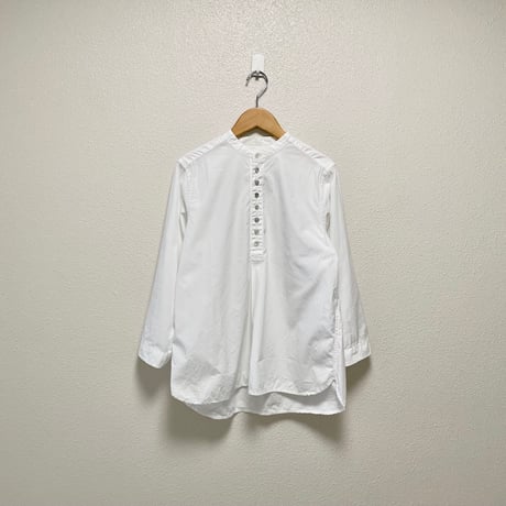 NATURAL LAUNDRY バンドカラーブラウス