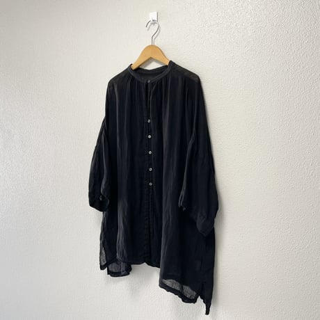 2023SS /  nest Robe リネンガーゼロングシャツ
