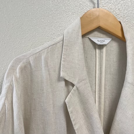 2024SS / SLOBE IENA レーヨンリネンハーフスリーブジャケット