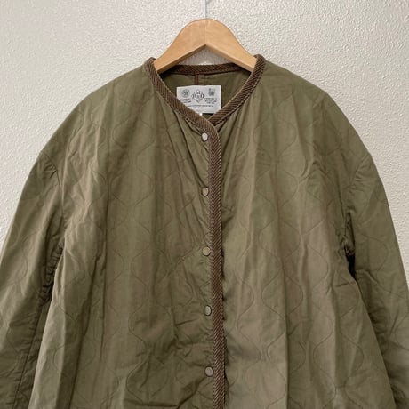 R&D.M.Co-/OLDMANS TAILOR キルティングロングコート