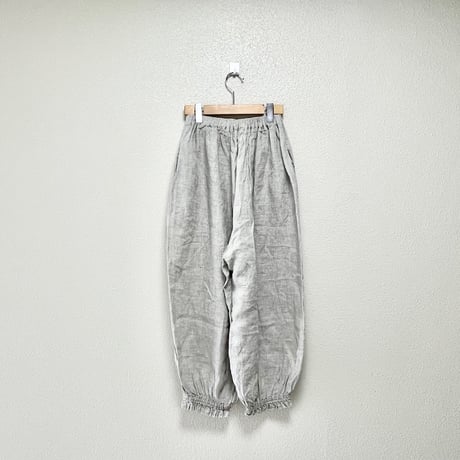 あたう洋裁店 リネン裾フリルパンツ