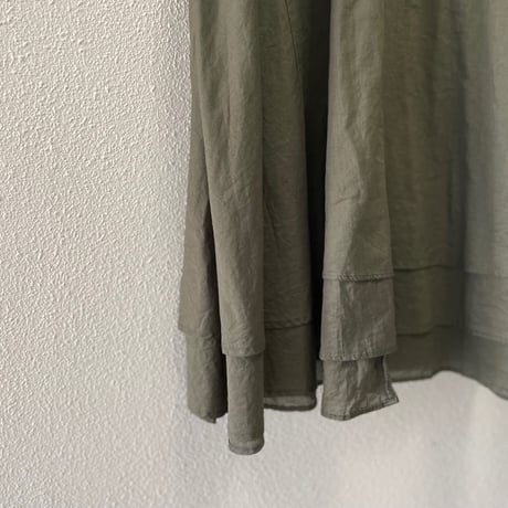 mizuiro ind  ダブルヘムロングワンピース
