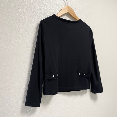 agnès b.  オーガニックコットン 長袖 カーディガンプレッション ”Le Petit”