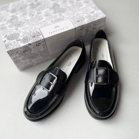 未使用品 / 販売継続品 TEMPERATE GLEN ゴールドバックルベルト ローファー(レイン対応)