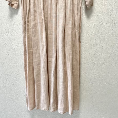 fog linen work  hal ギャザーワンピース