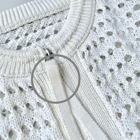 ADAM ET ROPÉ FEMME  WEB限定 メッシュニットブルゾン