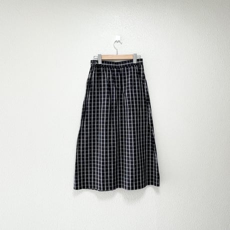 2024SS /  MidiUmi チェックAラインスカート