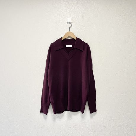 2024AW / SLOBE IENA Vネックえり付きニット