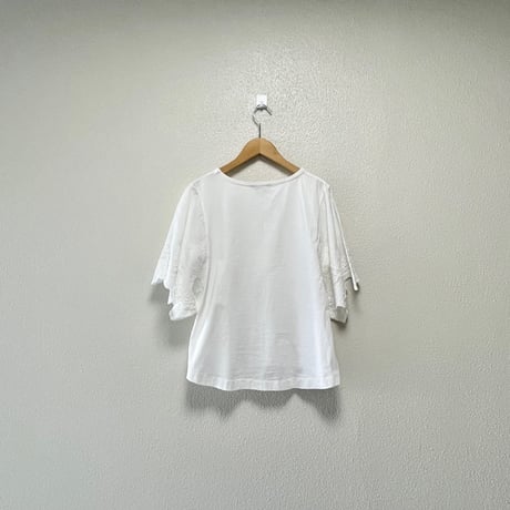 Chou Chou de maman 刺繍袖カットソー