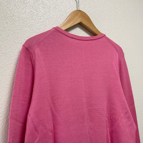 BASIC AND ACCENT クルーネックカーディガン