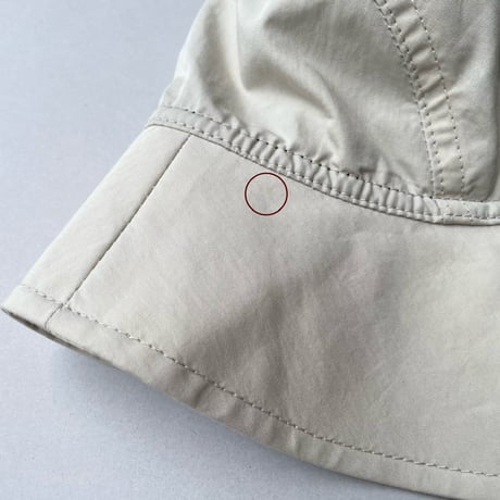 MHL. WASHED COTTON NYLON HAT