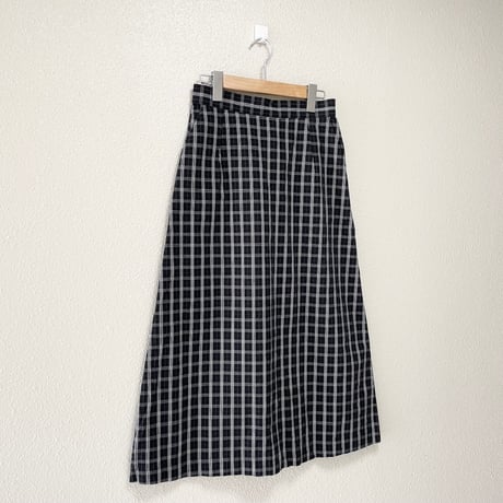 2024SS /  MidiUmi チェックAラインスカート