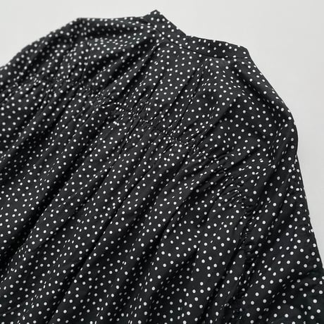 mizuiro ind DOTS BACK GATHERD N/S OP