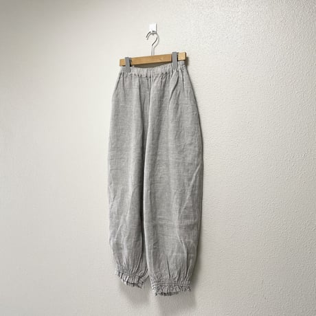 あたう洋裁店 リネン裾フリルパンツ