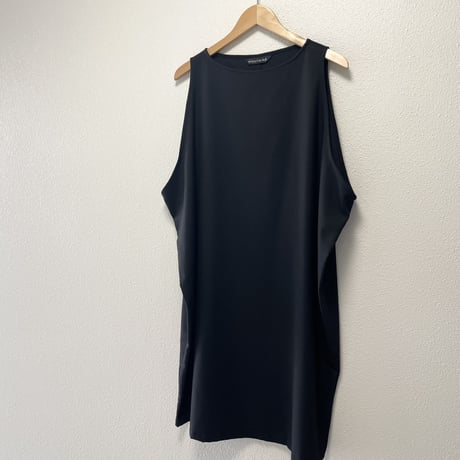 mizuiroind 2024AW ボートネックノースリーブワンンピース