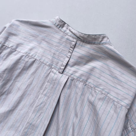 販売継続品 / DANTON POPLIN BAND COLLAR SHIRT