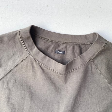tissu ヘビープレーティング 天竺 ラグラン Tシャツ