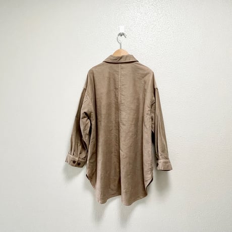 未使用品 / nest Robe / コットンモールスキンビッグシャツジャケット
