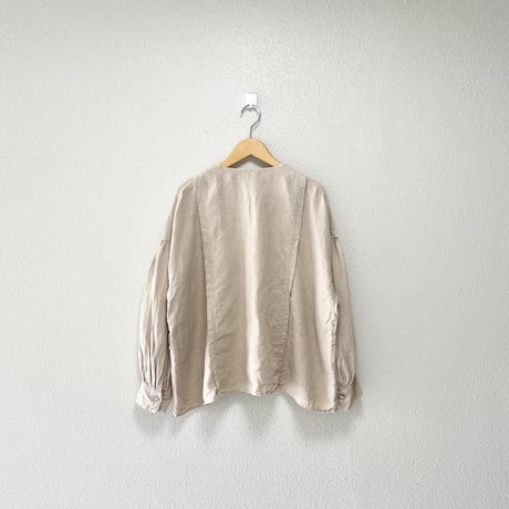 nest Robe リネンベルテッドブラウス