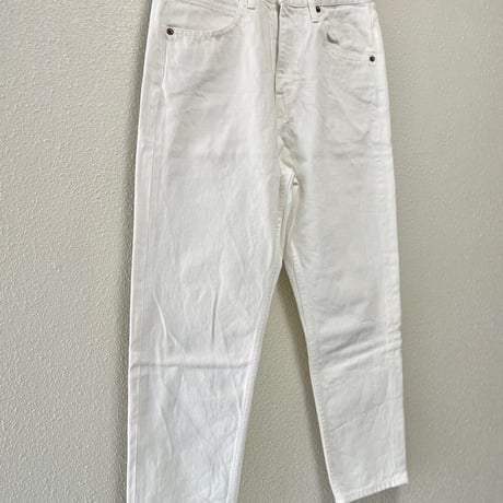 販売継続品 / MidiUmi  ハイウエストホワイトデニムパンツ