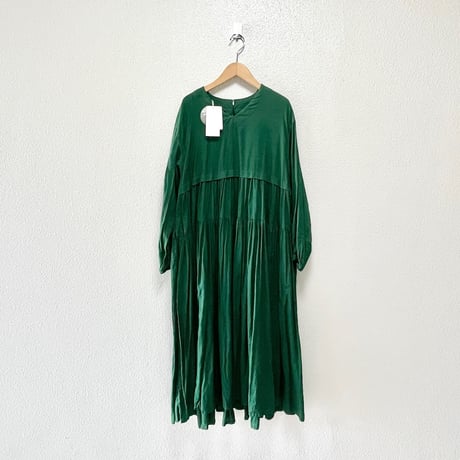 2023AW / 未使用品 / タグ付き nest Robe UpcycleLino ギャザーティアード ワンピース