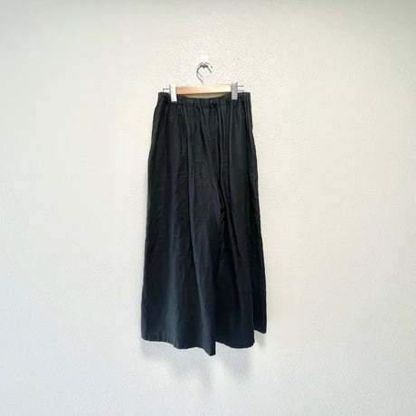 2024SS / grin  40リネン ラップキュロットパンツ