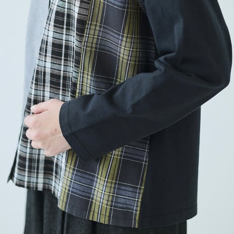 【3色展開】select パッチワークカットソー