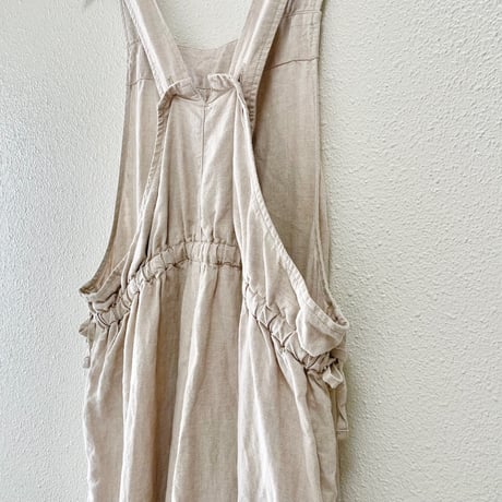 nest Robe リネンワイドサロペット