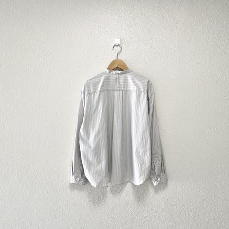 販売継続品 / DANTON POPLIN BAND COLLAR SHIRT