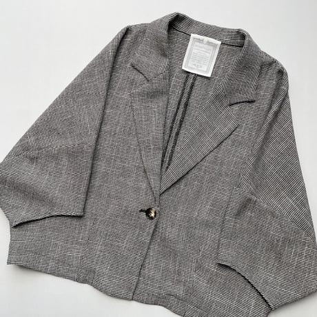 2025SS / 販売継続品 / BEARDSLEY ハーフスリーブツイードジャケット