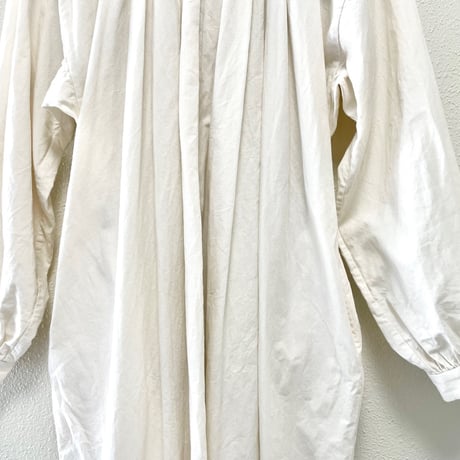 YAECA GATHER SMOCK ONE PIECE ギャザースモックワンピース